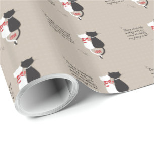 Papel De Regalo Gatos enamorados