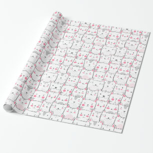 Papel De Regalo Gatos Gatitos Divertidos Regalo Gatito
