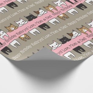 Papel De Regalo Gatos gatitos personalizados
