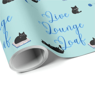 Papel De Regalo Gatos Hogaza Sala de Estar