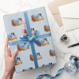 Papel De Regalo Gatos jugando póquer apostando fumando puro