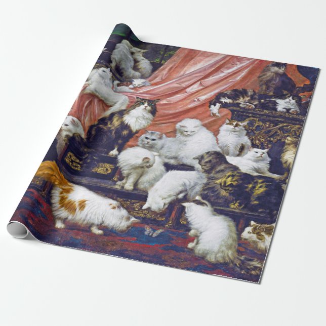 Papel De Regalo Gatos (los amantes de mi esposa), Carl Kahler (Desenrollado)