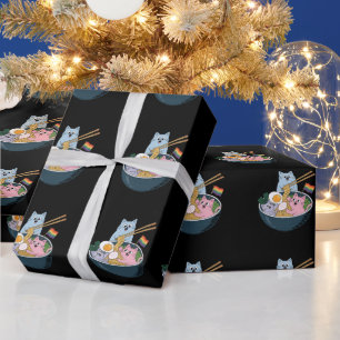 Papel De Regalo Gatos Ramen Arcoíris Orgullo Gay Lesbiana LGBTQ Al