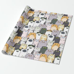 Papel De Regalo Gatos y más gatos