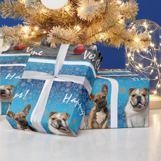 Papel De Regalo Gatos y perros Veterinarios Navidades (Vacaciones)