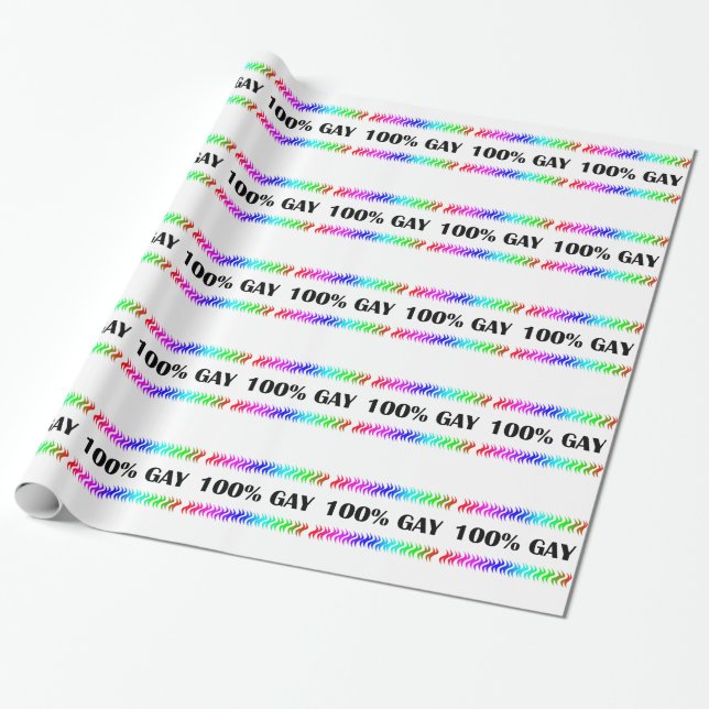 Papel De Regalo Gay 100% (Desenrollado)