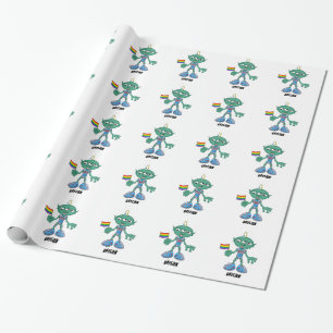 Papel De Regalo Gaylien (el Hollyweirdos)