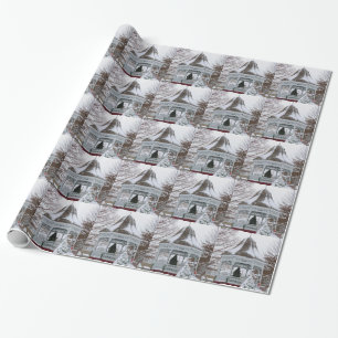 Papel De Regalo Gazebo en la nieve