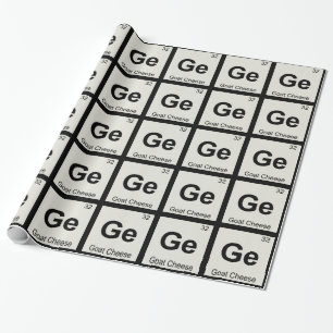 Papel De Regalo Ge - Química del Queso de Cabra Símbolo de la Tabl