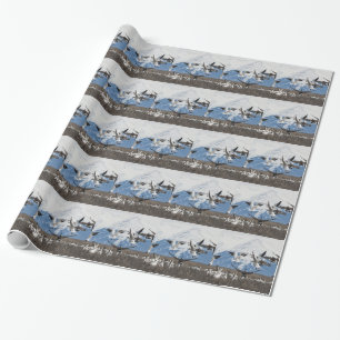 Papel De Regalo Geese dispersivo