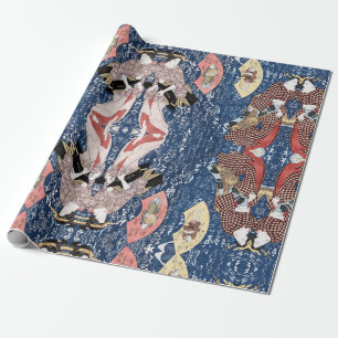 Papel De Regalo Geisha de historia japonesa