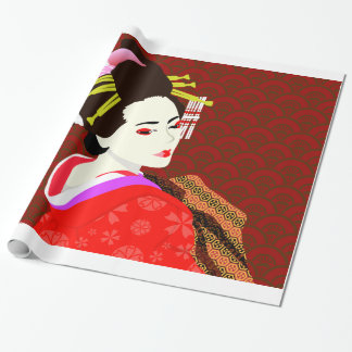 Papel De Regalo Geisha Japanese style