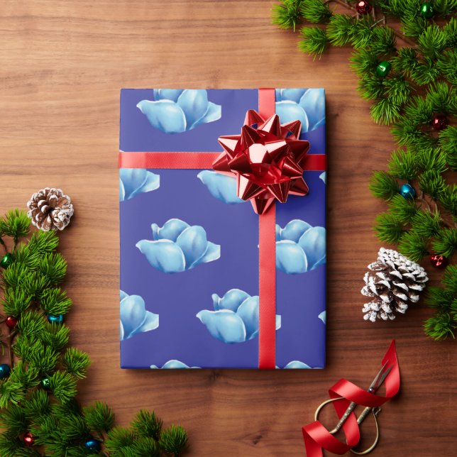 Papel De Regalo Gemelos en flor (Regalo de vacaciones)