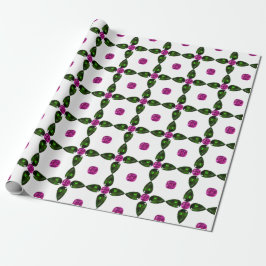 Papel De Regalo Gemstone Art, Purple Green