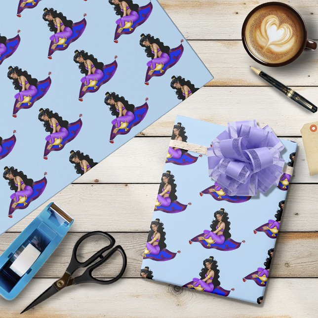 Papel De Regalo Genie Magic Carpet Lamp Blue Sky (Subido por el creador)