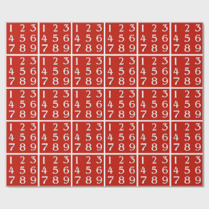 Papel De Regalo Genio de florecimiento de la matemáticas