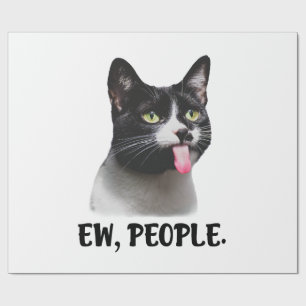 Papel De Regalo Gente asquerosa meme de gato lindo