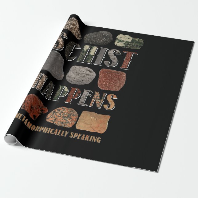 Papel De Regalo Geologist Mineral Geode Rock Collector Geology (Desenrollado)