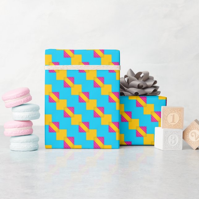 Papel De Regalo Geometría caprichosa (Baby Shower)