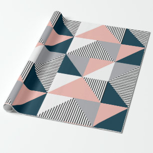Papel De Regalo Geometría coloreada abstracta