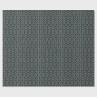 Papel De Regalo Geometría de Celadón Pizarra