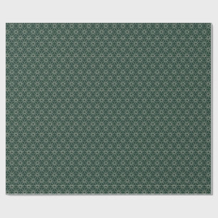 Papel De Regalo Geometría de hueso de malaquita