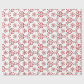 Papel De Regalo Geometría rosa floral