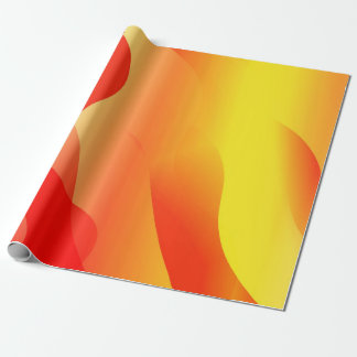 Papel De Regalo Geometric Wave Shape with Gradient Blurred Abstrac