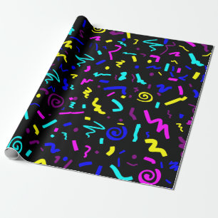 Papel De Regalo Geométrica inspirada en Guay y Funky Vintage 80