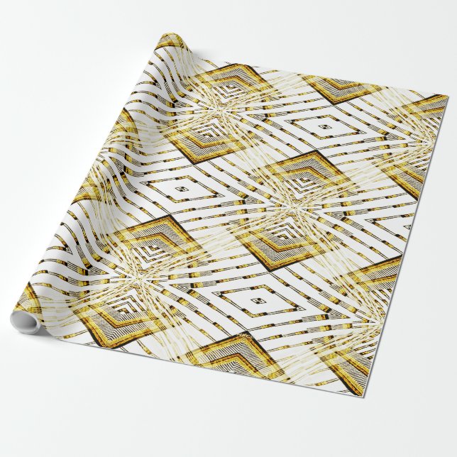 Papel De Regalo Geométricamente......... (Desenrollado)