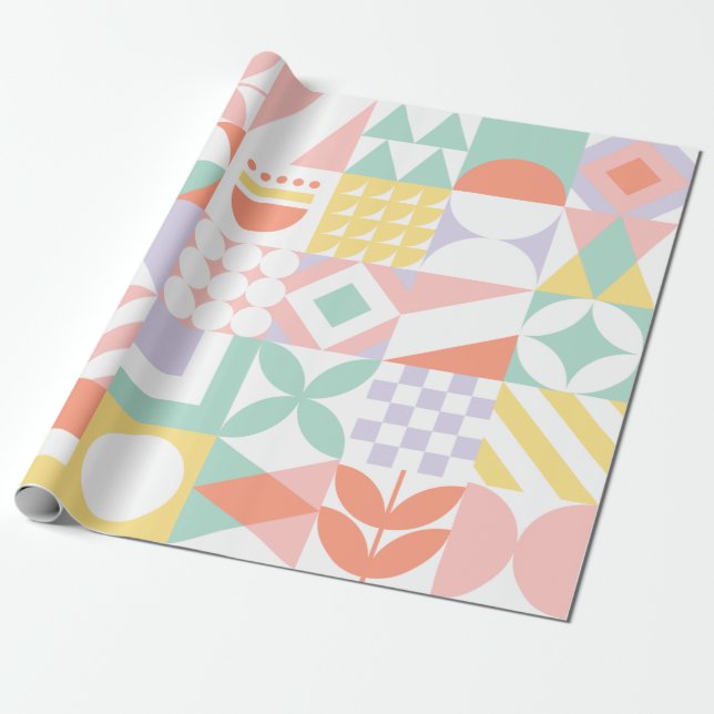 Papel De Regalo geométrico #32 (Desenrollado)