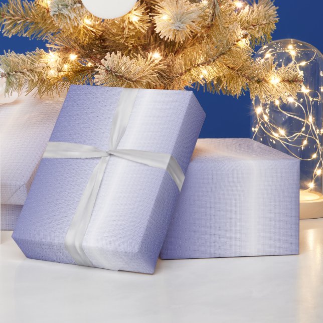 Papel de regalo geométrico azul (Vacaciones)