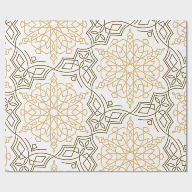 Papel De Regalo Geométrico de Ramadán (Superficie plana)