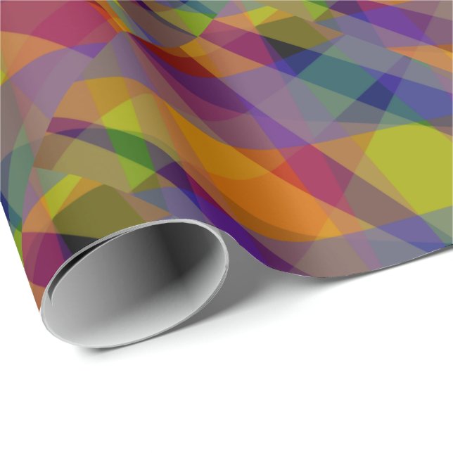 Papel de regalo - Geométrico Oscuro (Esquina del rollo)