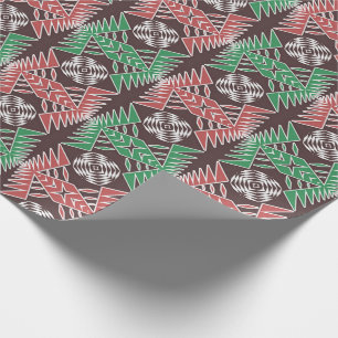 Papel De Regalo Geométrico tribal africano étnico