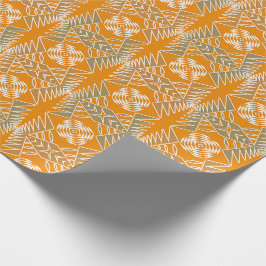 Papel De Regalo Geométrico tribal africano étnico