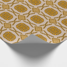Papel De Regalo Geométrico tribal africano étnico