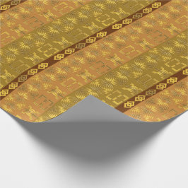 Papel De Regalo Geométrico tribal africano étnico
