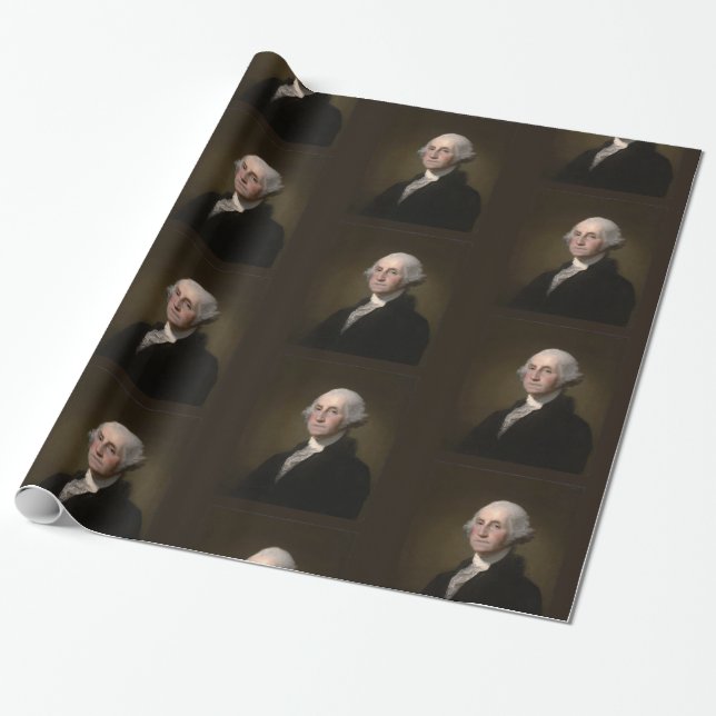 Papel De Regalo George Washington (Desenrollado)