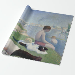 Papel De Regalo Georges Seurat Bathers en Asnières