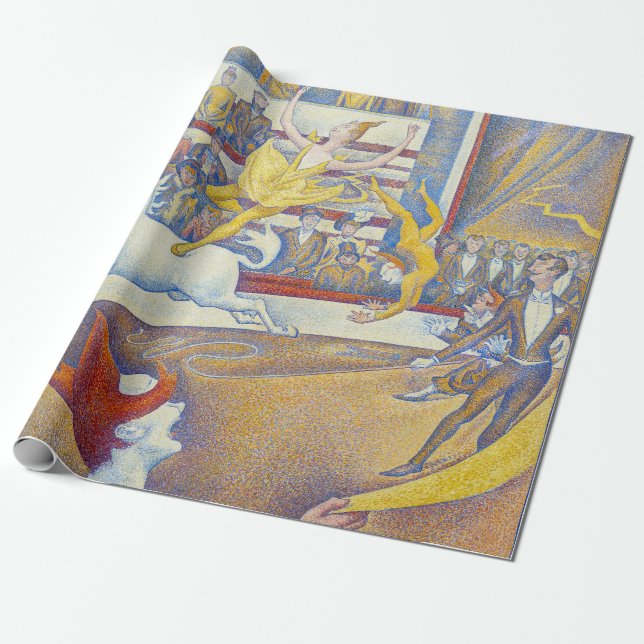 Papel De Regalo Georges Seurat - El circo (Desenrollado)