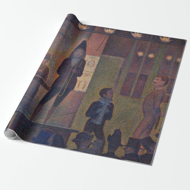 Papel De Regalo Georges Seurat - Espectáculo de circo (Desenrollado)