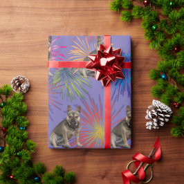 Papel De Regalo Geschenkpapier französische Bulldogge 