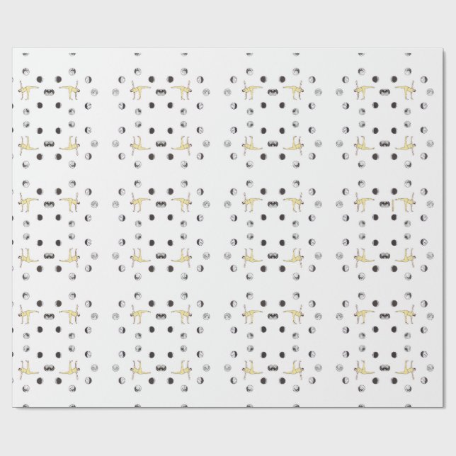 Papel De Regalo Geschenkpapier mit Yoga-Design (Superficie plana)