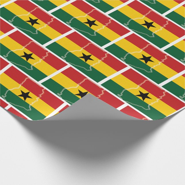 Papel De Regalo GHANA | Bandera de Ghana (Esquina)