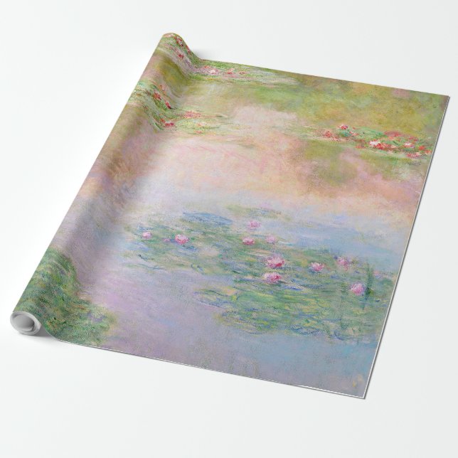 Papel De Regalo GIFT WRAP | Claude Monet Nymphéas (Desenrollado)