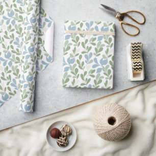Papel De Regalo Gift wrap with leaves, elegant, for any occasion