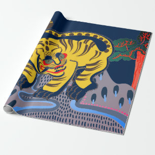 PAPEL DE REGALO GIFT WRAPPING TIGER CHINO 