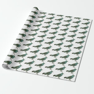 Papel De Regalo Giftwrap: Bluebirds de la felicidad