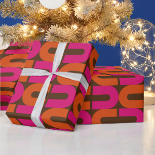 Papel De Regalo Giftwrap de los años 70 del retro super elegante y